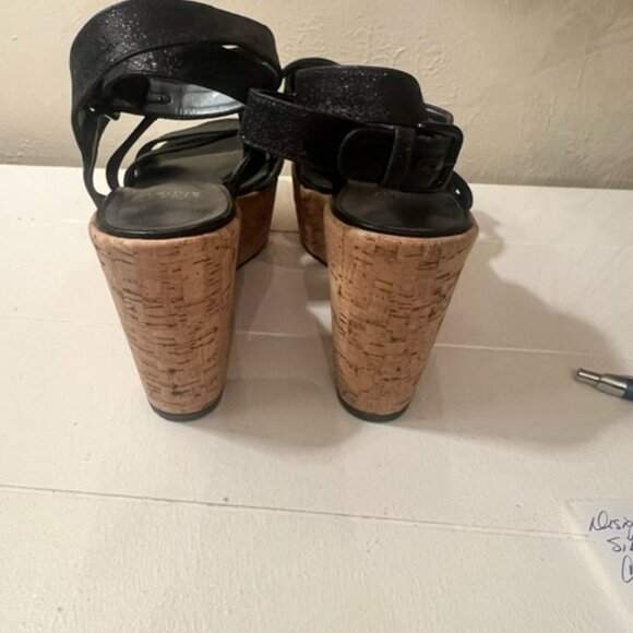 Stuart Weitzman Black Shimmery Espadrilles - Picture 5 of 6